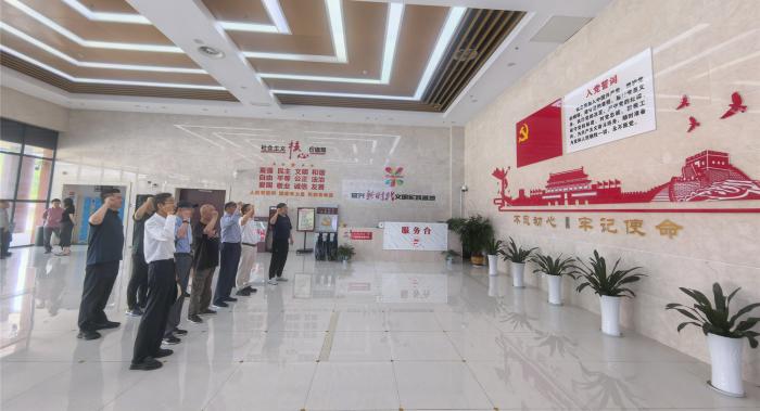 省社科联组织开展离退休老干部集体调研暨离退休老干部支部“助力改革发展，汇聚银发动能”主题党日活动